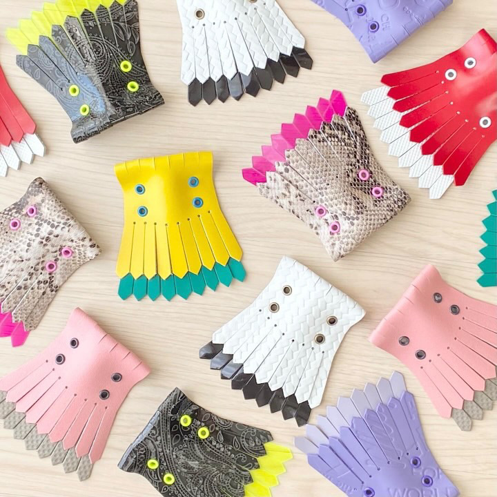 カスタムタッセル 茶ワニ